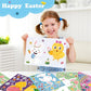 Ohome Easter Stickers Craft Kit for Kids, 24 Sheets, DIY Bunny Egg Sticker Decorations for Easter Gifts/Parties