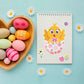 Ohome Easter Stickers Craft Kit for Kids, 24 Sheets, DIY Bunny Egg Sticker Decorations for Easter Gifts/Parties
