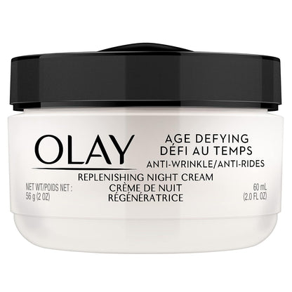 Olay Age Defying Night Cream, 1 Pc, Anti-Wrinkle Replenishing Cream, Deep Moisturization for Youthful Skin