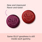 OLLY OLLY Men's Multivitamin Gummy, Vitamins A, C, D, E, B, Zinc, Blackberry Flavor, 45 Day Supply - 90 Count