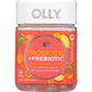 Olly Probiotic Prebiotic Gummies, Digestive Support, 500 Million CFUs, Peach, 30 Day Supply