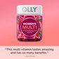Olly Women’s Multivitamin Gummy Vitamins, A, D, C, E, Biotin, Folic Acid, Adult Chewable Vitamin, Berry Flavor, 65-Day Supply, 130 Count