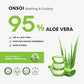 Innerest Onsoi 95% Aloe Vera & Cactus Soothing Gel, 2-Pack, Sunburn Relief & Hydration Treatment