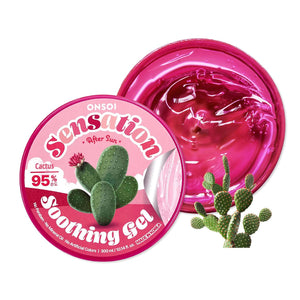 Innerest Onsoi 95% Aloe Vera & Cactus Soothing Gel, 1 Pack, Sunburn Relief & Hydration Treatment