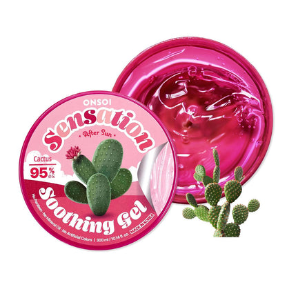 Innerest Onsoi 95% Aloe Vera & Cactus Soothing Gel, 1 Pack, Sunburn Relief & Hydration Treatment