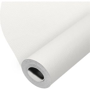 ONine Leather Repair Patch Leather Repair Tape, 12 X 48 Inches Leather Repair Patch For Furniture,Vinyl Repair Kit Leather Couch Patch For Sofas, Furniture, Car Seats(White-Litchi Grain),