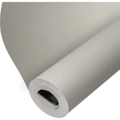 ONine Leather Repair Patch Leather Repair Tape, 12 X 48 Inches Leather Repair Patch For Furniture,Vinyl Repair Kit Leather Couch Patch For Sofas,Furniture,car Seats,Chairs(Nano Gray-Litchi Grain),