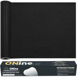 ONine Leather Repair Patch Leather Repair Tape, 16 X 48 Inches Leather Repair Patch For Furniture,Vinyl Repair Kit Leather Couch Patch For Sofas, Furniture, Car Seats(Black),