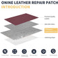 ONine Leather Repair Patch Leather Repair Tape, 3 X 60 Inches Leather Repair Patch For Furniture,Vinyl Repair Kit Leather Couch Patch For Sofas, Furniture, Car SeatsWine Red-Litchi Grain,