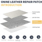 ONine Leather Repair Patch Leather Repair Tape, 3 X 60 Inches Leather Repair Patch For Furniture,Vinyl Repair Kit Leather Couch Patch For Sofas, Furniture, Car Seats(Nano Gray-Litchi Grain),