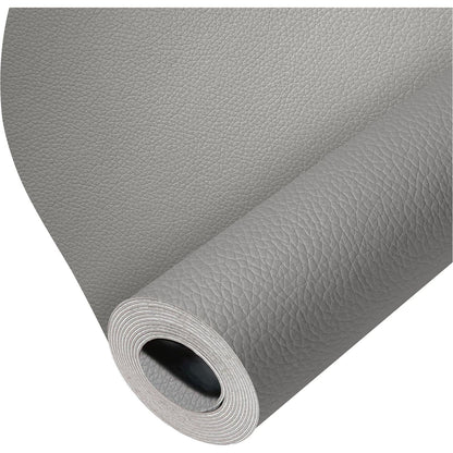 ONine Leather Repair Patch Leather Repair Tape, 12 X 48 Inches Leather Repair Patch For Furniture,Vinyl Repair Kit Leather Couch Patch For Sofas, Furniture, Car Seats, Office Chairs(Grey-Litchi Grain),