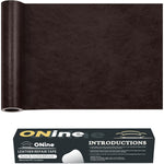 ONine Leather Repair Patch Leather Repair Tape, 8 X 48 Inches Leather Repair Patch For Furniture,Vinyl Repair Kit Leather Couch Patch For Sofas, Furniture, Car Seats(Dark Brown),