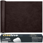 ONine Leather Repair Patch Leather Repair Tape, 16 X 48 Inches Leather Repair Patch For Furniture,Vinyl Repair Kit Leather Couch Patch For Sofas, Furniture, Car Seats(Dark Brown),