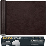 ONine Leather Repair Patch Leather Repair Tape, 12 X 48 Inches Leather Repair Patch For Furniture,Vinyl Repair Kit Leather Couch Patch For Sofas, Furniture, Car Seats(Dark Brown),