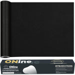 ONine Leather Repair Patch Leather Repair Tape, 16 X 48 Inches Leather Repair Patch For Furniture,Vinyl Repair Kit Leather Couch Patch For Sofas, Furniture, Car Seats(Black-Fine Grain),