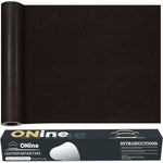 ONine Leather Repair Patch Leather Repair Tape, 16 X 48 Inches Leather Repair Patch For Furniture,Vinyl Repair Kit Leather Couch Patch For Sofas, Furniture, Car Seats(Black Brown),