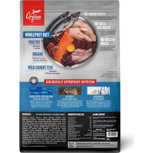 ORIJEN Original Dry Dog Food, Grain Free Dog Food For All Life Stages, Fresh Or Raw Ingredients, 4.5 Lb,