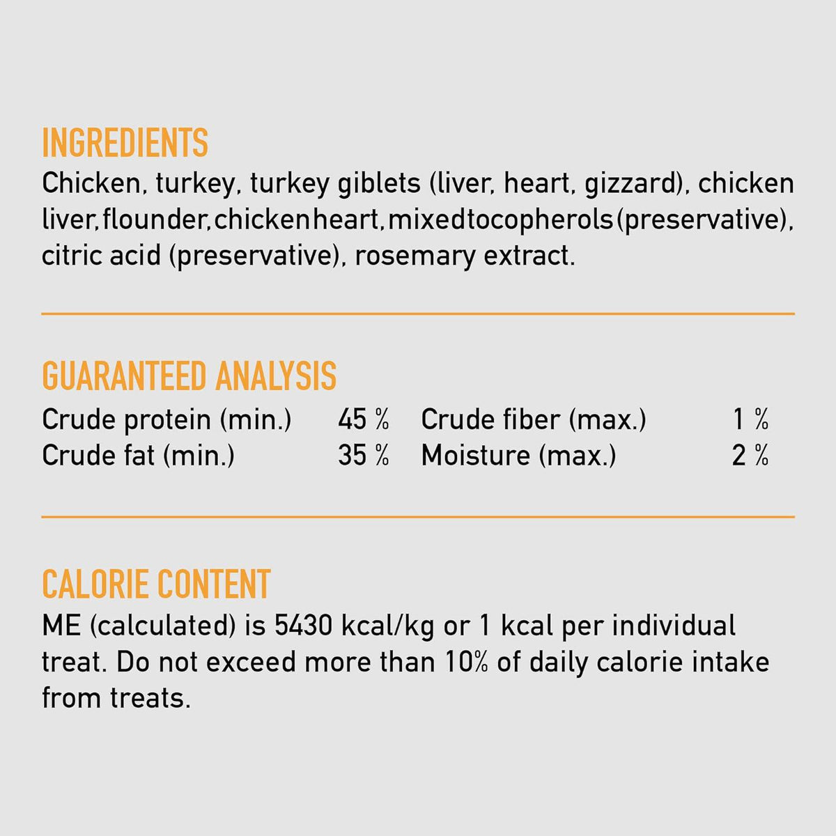 ORIJEN Original Freeze Dried Cat Treats, Grain Free Treats For Cats, Raw Animal Ingredients, 1.25oz,