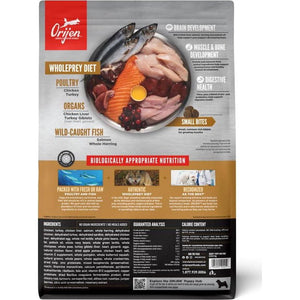 ORIJEN Puppy Dry Dog Food, Grain Free Dry Dog Food For Puppies, Fresh Or Raw Ingredients, 4.5lb,