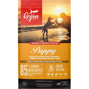 ORIJEN Puppy Dry Dog Food, Grain Free Dry Dog Food For Puppies, Fresh Or Raw Ingredients, 23.5lb,
