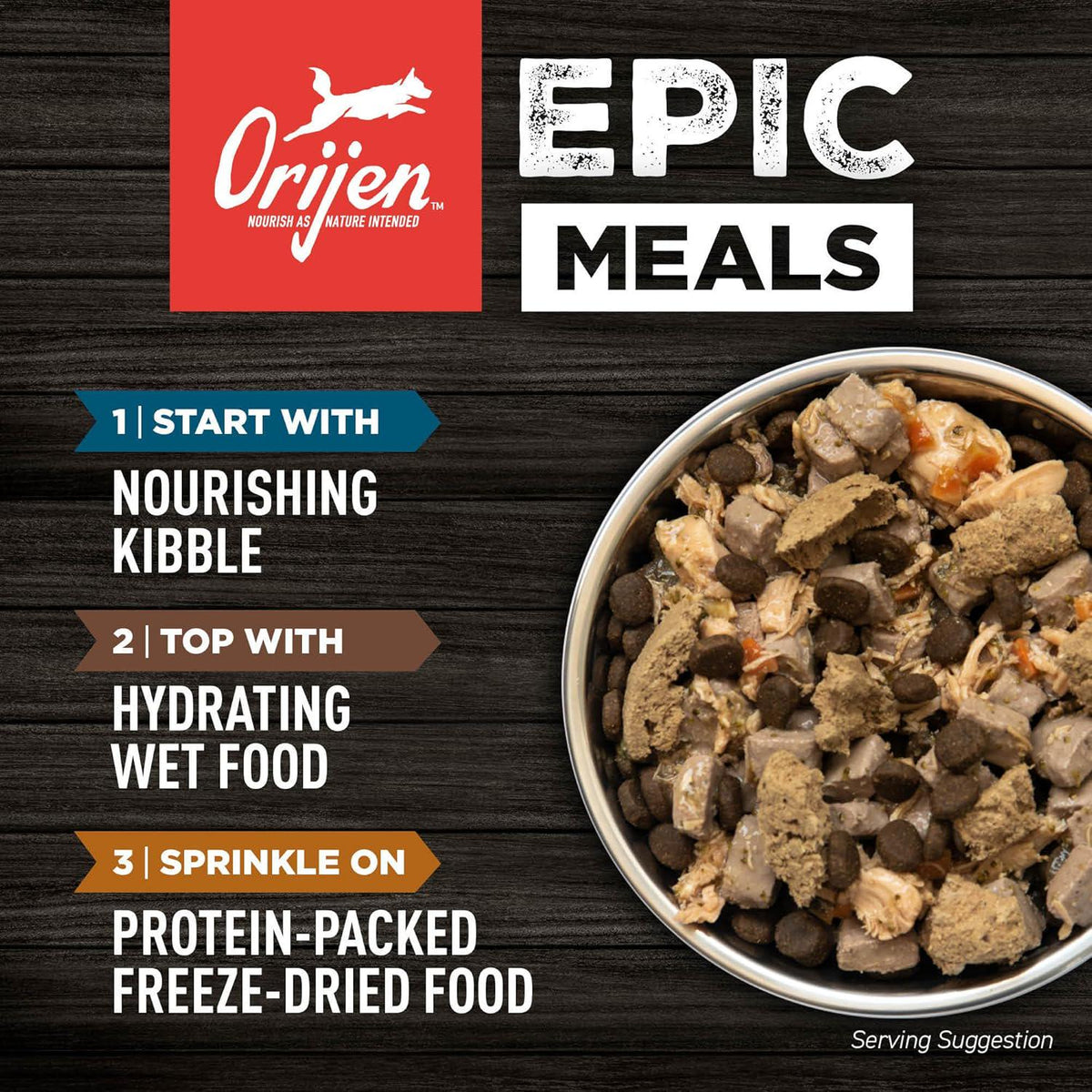 ORIJEN Six Fish Dry Dog Food, Grain Free And Chicken Free Dog Food, Fresh Or Raw Ingredients, 23.5lb,