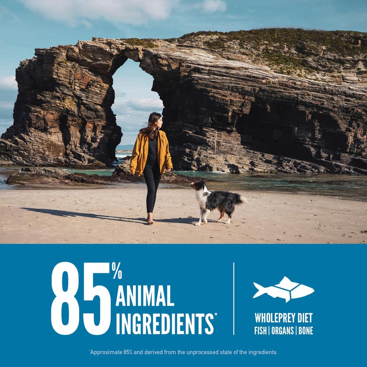 ORIJEN Six Fish Dry Dog Food, Grain Free And Chicken Free Dog Food, Fresh Or Raw Ingredients, 13lb,