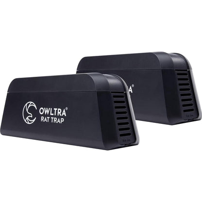 OW-1 Indoor Electric Rat Trap 2PCS, Instant Kill Rodent Zapper With Pet Safe Trigger, Black,850027078465
