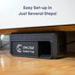 OW-7 In-/Outdoor Electric Rodent Trap, Instant Kill Mouse And Rat Zapper With Waterproof Cover, Sound And Light Alarm, And Batteries Or USB Power Source, Waterproof Grade IPX4, Black,810105180299