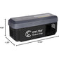 OW-7 In-/Outdoor Electric Rodent Trap, Instant Kill Mouse And Rat Zapper With Waterproof Cover, Sound And Light Alarm, And Batteries Or USB Power Source, Waterproof Grade IPX4, Black,810105180299