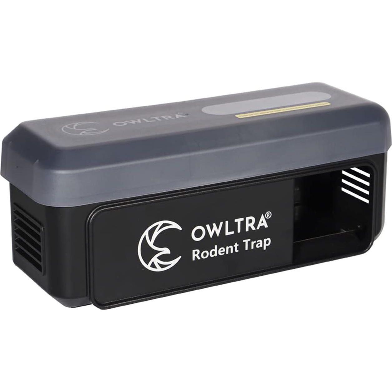OW-7 In-/Outdoor Electric Rodent Trap, Instant Kill Mouse And Rat Zapper With Waterproof Cover, Sound And Light Alarm, And Batteries Or USB Power Source, Waterproof Grade IPX4, Black,810105180299