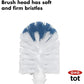 OXO Tot Bottle Brush With Nipple Cleaner And Stand - Navy,719812942292
