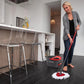 O-Cedar EasyWring Microfiber Spin Mop Bucket Floor Cleaning System, Red & Gray, Standard