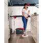 O-Cedar EasyWring Microfiber Spin Mop Bucket Floor Cleaning System, Red & Gray, Standard