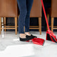 O Cedar One Sweep Broom with Step-on Dustpan, Remove 99% Dirt & Debris with One Sweep, Lightweight & Quiet Cleaning Tool, Ideal for Pet Owners