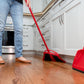 O Cedar One Sweep Broom with Step-on Dustpan, Remove 99% Dirt & Debris with One Sweep, Lightweight & Quiet Cleaning Tool, Ideal for Pet Owners