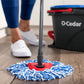 O-Cedar RinseClean Spin Mop & Bucket System, Cleans with Clean Water, Removes 99% of Bacteria