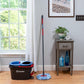 O-Cedar RinseClean Spin Mop & Bucket System, Cleans with Clean Water, Removes 99% of Bacteria