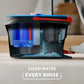 O-Cedar RinseClean Spin Mop & Bucket System, Cleans with Clean Water, Removes 99% of Bacteria