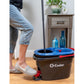 O-Cedar RinseClean Spin Mop & Bucket System, Cleans with Clean Water, Removes 99% of Bacteria