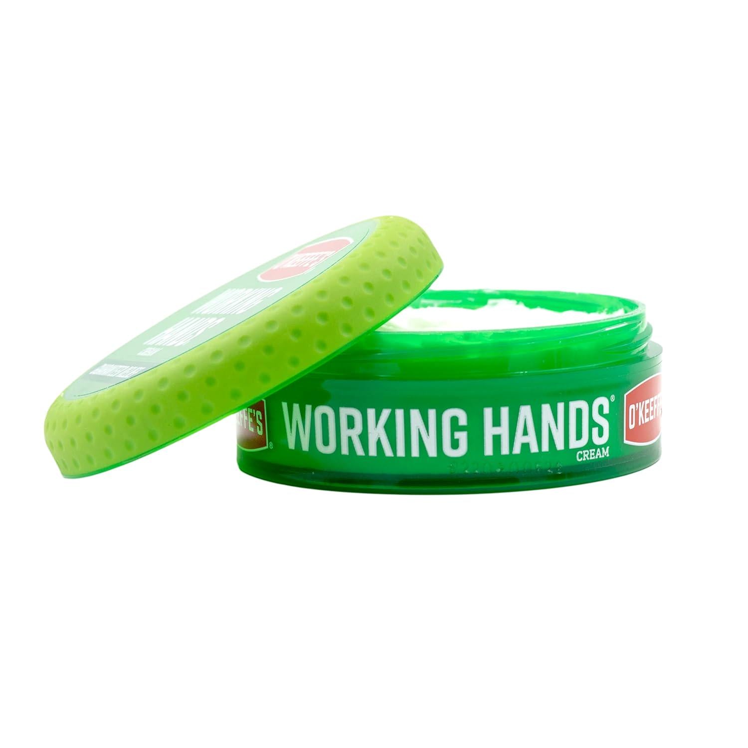 O'Keeffe's Working Hands Hand Cream For Extremely Dry; Cracked Hands; 3.4 Ounce Jar; (Pack 2),