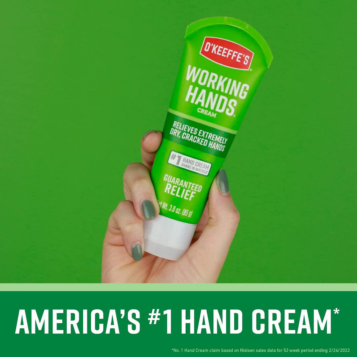O'Keeffe's O'Keeffe's Working Hands Hand Cream For Extreme Dryness - 7 Oz Tube (1 Pack) - Repairing Skincare For Cracked, Dry Hands