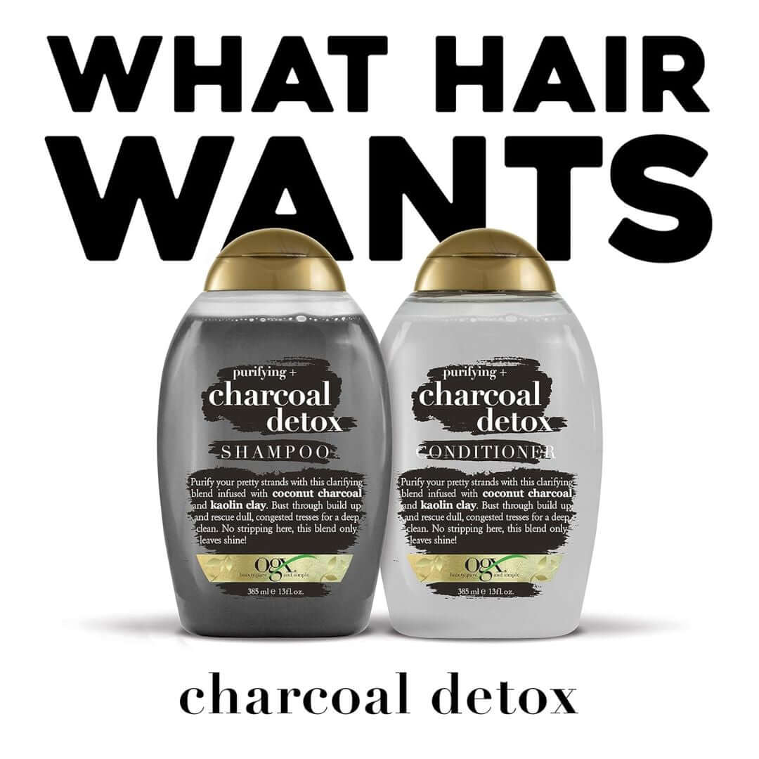 OGX Purifying Charcoal Detox Conditioner 385ml,022796672018