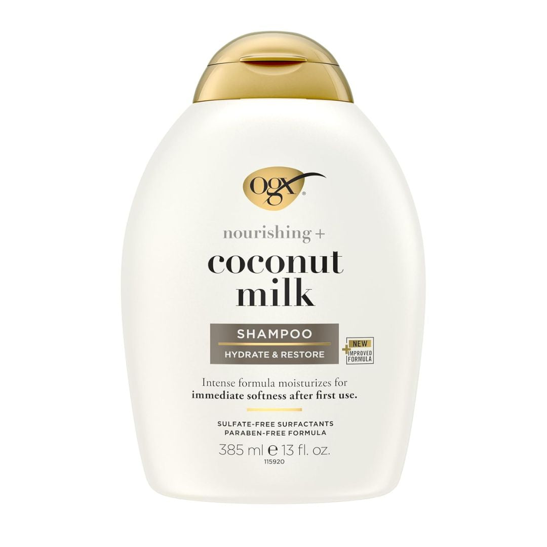 OGX Nourishing + Coconut Milk Shampoo & Conditioner 385ml,022796970053