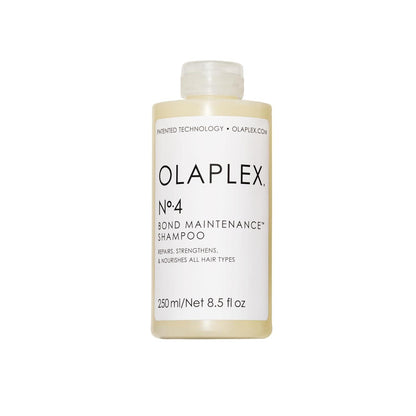 Olaplex No. 4 Bond Maintenance Shampoo, Repairs, Strengthens, And Nourishes All Hair Types, Adds Shine And Leaves Hair Feeling Soft, 8.5 Fl Oz