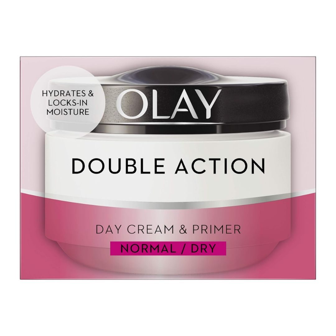 Olay Double Action Day Cream & Primer For Normal/Dry Skin 50ml,5000174070354,