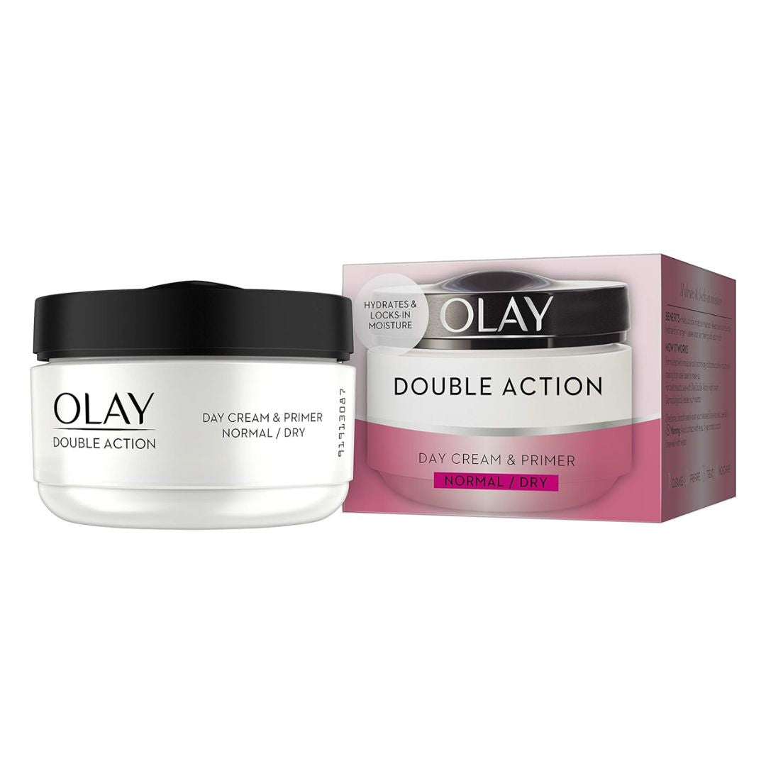 Olay Double Action Day Cream & Primer For Normal/Dry Skin 50ml,5000174070354,