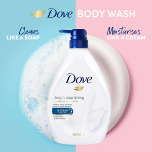 Dove Deeply Nourishing Body Wash 1000ml,8999999042479,