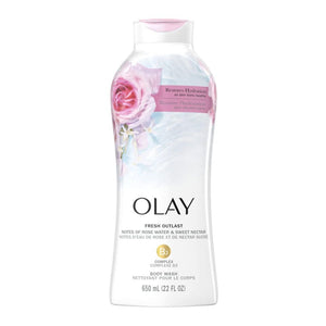 Olay B3 Complex Fresh Outlast Rose Water & Sweet Nectar Body Wash 650ml