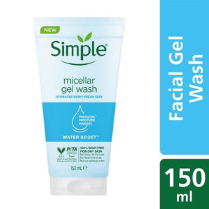 Simple Water Boost Micellar Gel Face Wash 150ml