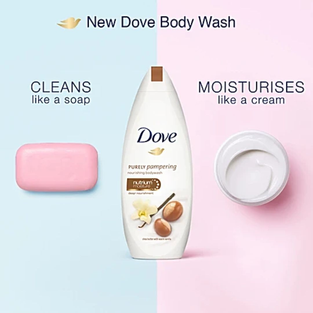 Dove Purely Pampering Shea Butter & Warm Vanilla Nourishing Shower Gel 500ml,8712561609647
